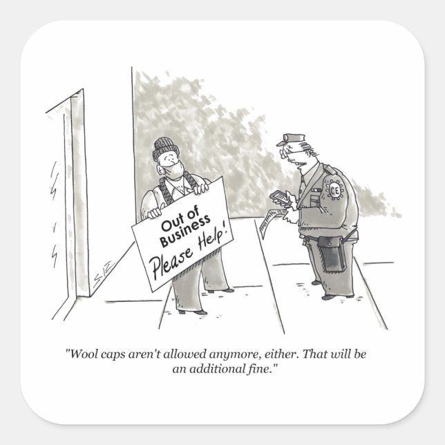 Pegatina Cuadrada Pegatinas cuadrados grandes (Anverso)