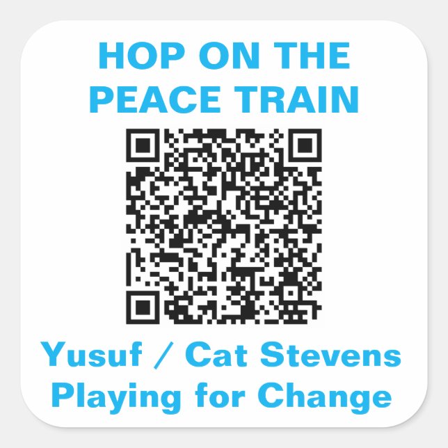 Pegatina Cuadrada Pegatinas cuadrados, hoja de seis stickeSticker de (Anverso)