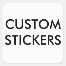 Pegatina Cuadrada Pegatinas cuadrados personalizados personalizados 