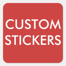 Pegatina Cuadrada Pegatinas cuadrados personalizados personalizados 