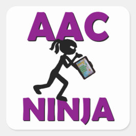 Pegatina Cuadrada Pegatinas de AAC Ninja