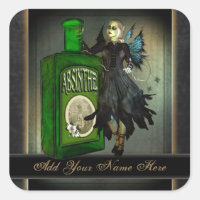 Pegatinas de Absinthe Faerie Bookplate