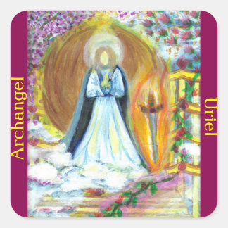 Pegatina Cuadrada Pegatinas de Archangel Uriel