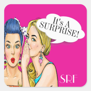 Pegatina Cuadrada Pegatinas de arte pop