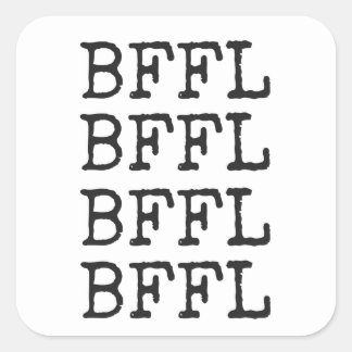 Pegatina Cuadrada Pegatinas de BFFL Square