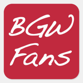 Pegatina Cuadrada Pegatinas de BGWFans