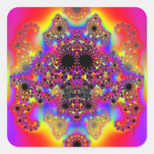 Pegatina Cuadrada Pegatinas de Binoc (cuadrado)