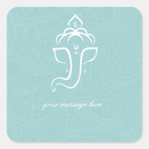 Pegatina Cuadrada Pegatinas de Blue Ganesha