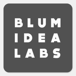 Pegatina Cuadrada Pegatinas de Blum Idea Labs