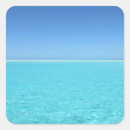 Pegatina Cuadrada Pegatinas de Calm Ocean