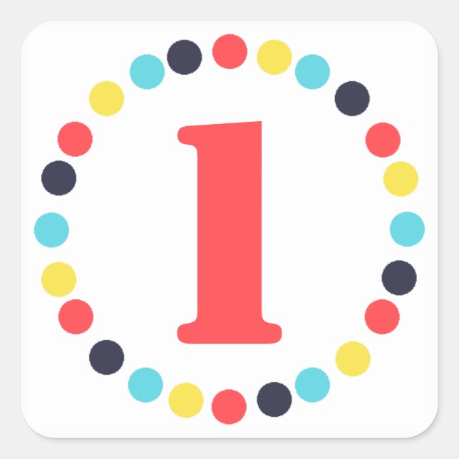 Pegatina Cuadrada Pegatinas de Carnaval {cuadrado} (Anverso)