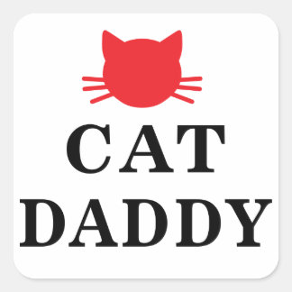 Pegatina Cuadrada Pegatinas de Cat Daddy Square