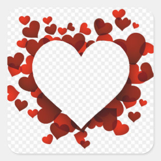 Pegatina Cuadrada Pegatinas de diseño de lujo