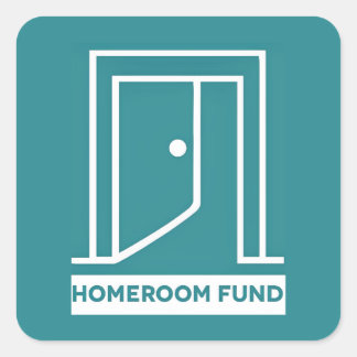 Pegatina Cuadrada Pegatinas de Homeroom Fund