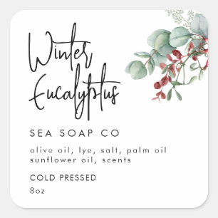 Pegatina Cuadrada Pegatinas de jabón