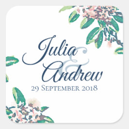 Pegatina Cuadrada Pegatinas de la bolsa de regalo