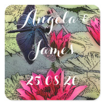 Pegatinas de la libélula