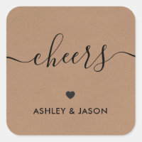 Pegatinas de la oveja, etiquetas de vino Boda o ch