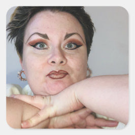 Pegatina Cuadrada Pegatinas de la plaza Kathleen Roberts