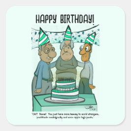 Pegatina Cuadrada Pegatinas de Leeway Square