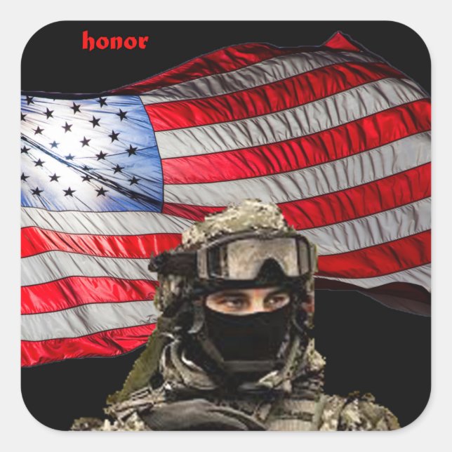 Pegatina Cuadrada pegatinas de nueve líneas (Anverso)