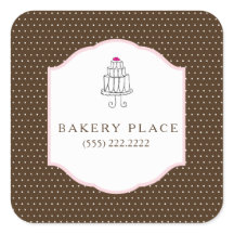 Pegatinas de pastelería