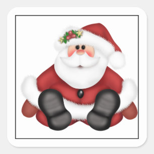 Pegatina Cuadrada Pegatinas de Santa María