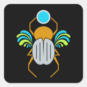 Pegatina Cuadrada Pegatinas de SCARAB