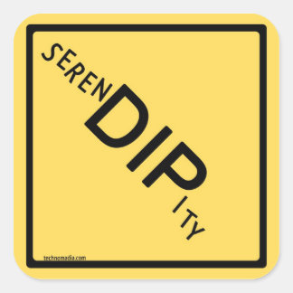 Pegatina Cuadrada Pegatinas de SerenDIPity