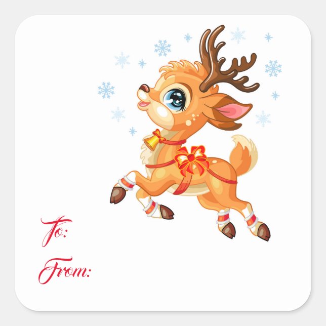 Pegatina Cuadrada Pegatinas de vacaciones (Anverso)