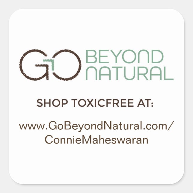 Pegatina Cuadrada Pegatinas de vínculos replicados (blanco) (Anverso)