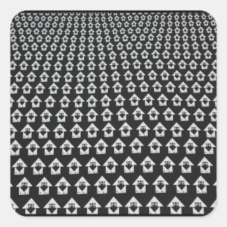 Pegatina Cuadrada Pegatinas de Xurbia