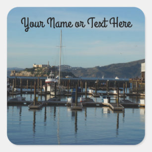 Pegatina Cuadrada Pegatinas del Pier 39 #8 de San Francisco