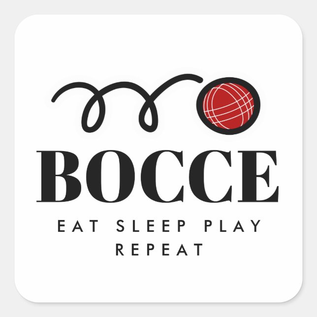 Pegatina Cuadrada Pegatinas divertidos de pelota de bocage y sellado (Anverso)