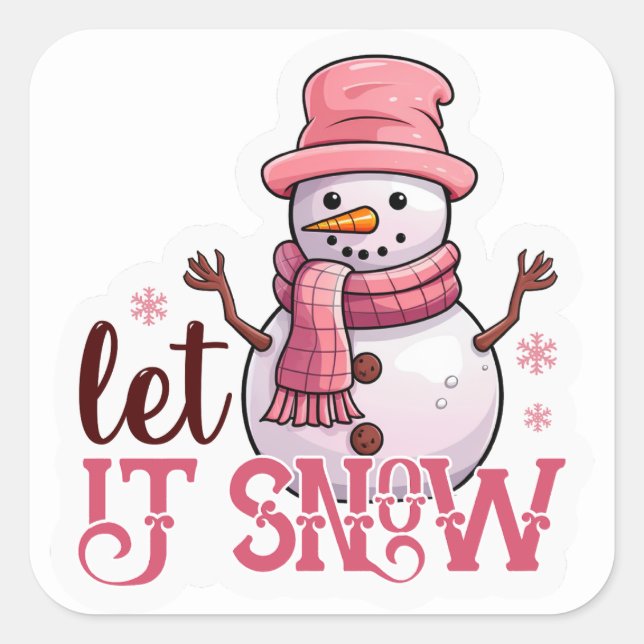 Pegatina Cuadrada Pegatinas festivos (Anverso)