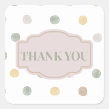 Pegatinas Fiestas de Polkadot Moderno