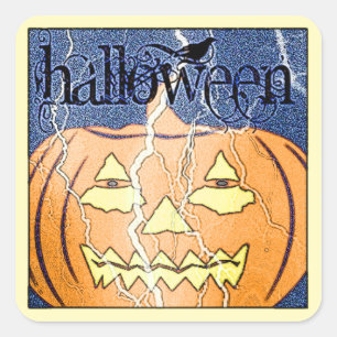 Pegatina Cuadrada Pegatinas HALLOWEEN