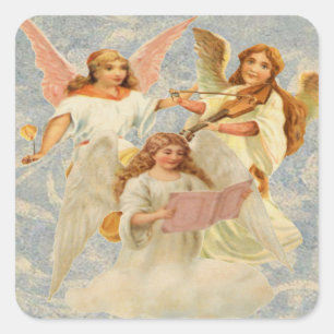 Pegatina Cuadrada Pegatinas Heavenly Angels