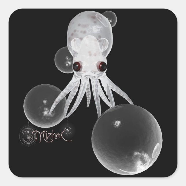 Pegatina Cuadrada ¡Pegatinas Hicci! (Anverso)