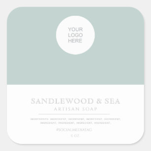 Pegatina Cuadrada Pegatinas modernos de Soap Square