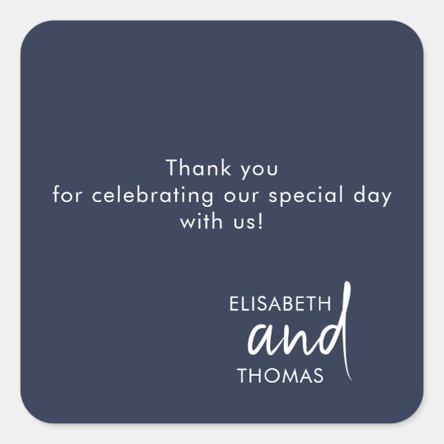 Pegatina Cuadrada Pegatinas modernos y minimalistas