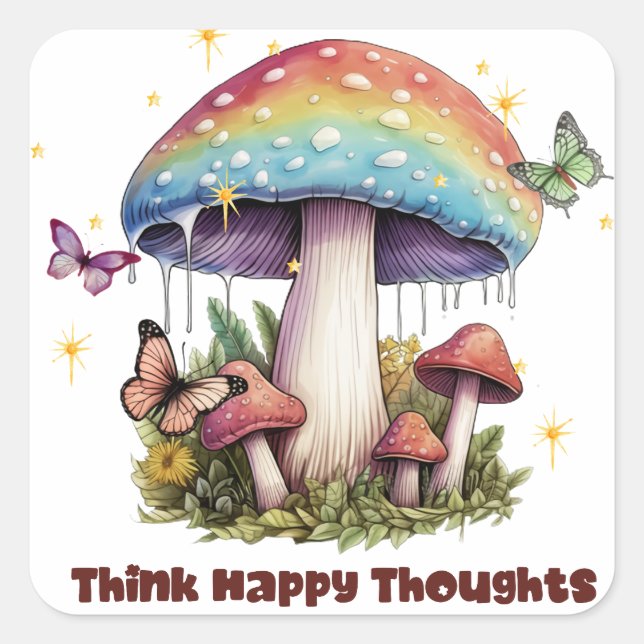 Pegatina Cuadrada Pegatinas motivacionales (Anverso)