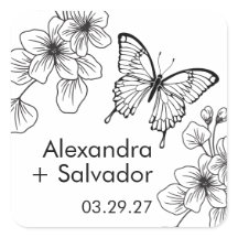 Pegatinas personalizadas para recuerdos de jardín 