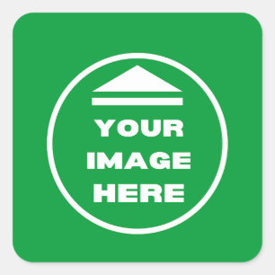 Pegatina Cuadrada Pegatinas - Personalizado - Añadir imagen / texto