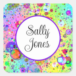 Pegatina Cuadrada Pegatinas personalizados