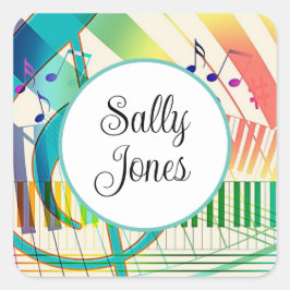 Pegatina Cuadrada Pegatinas personalizados