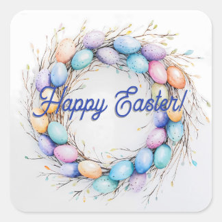 Pegatina Cuadrada Pegatinas redondos clásicos