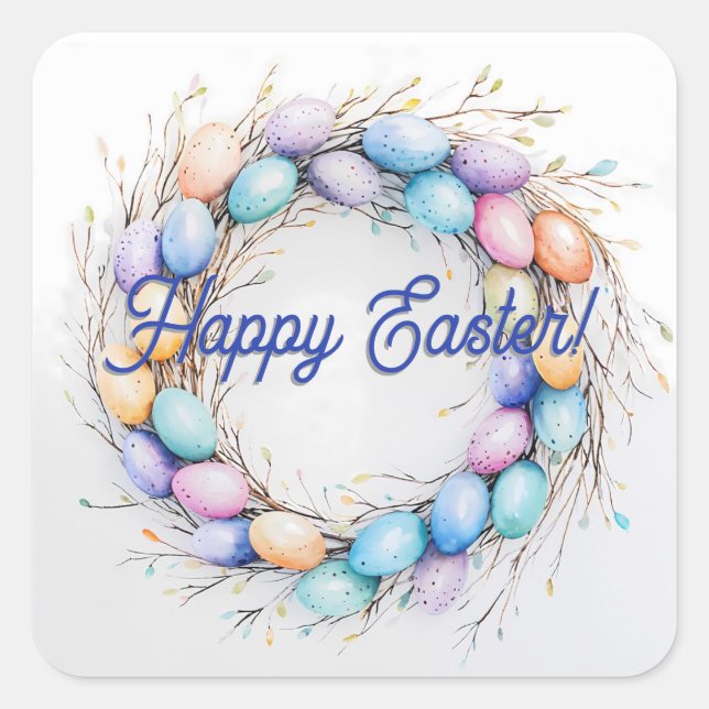 Pegatina Cuadrada Pegatinas redondos clásicos (Anverso)