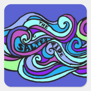 Pegatina Cuadrada Pegatinas salados