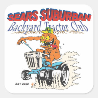 Pegatina Cuadrada Pegatinas Sarge